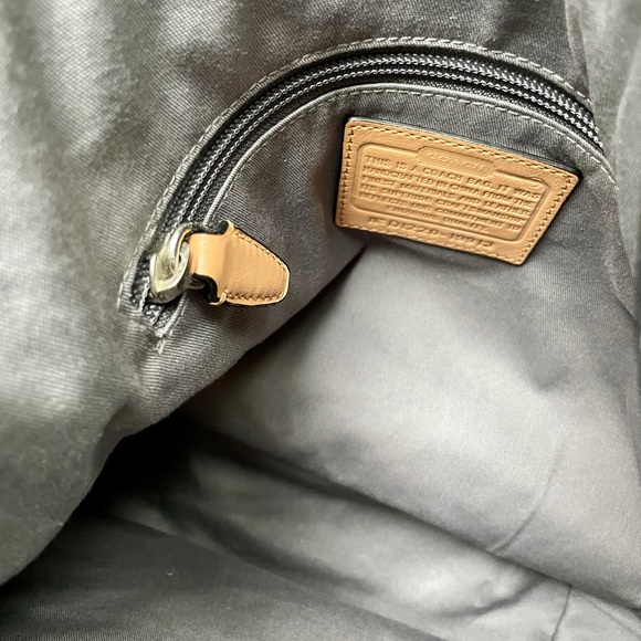 COACH Textured Leather Hobo Bag - Picture 8 of 9